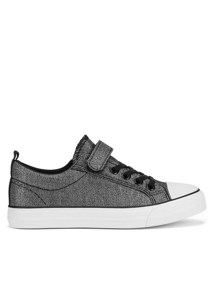 nelli blu Nelli Blu Sneakers aus Stoff Mädchen CSS20377-53 Schwarz Sneaker von nelli blu