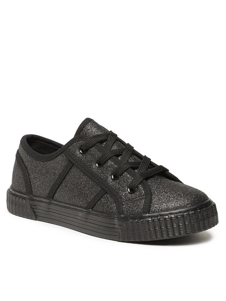 nelli blu Nelli Blu Sneakers aus Stoff Mädchen CSS20379-17 Schwarz Sneaker von nelli blu