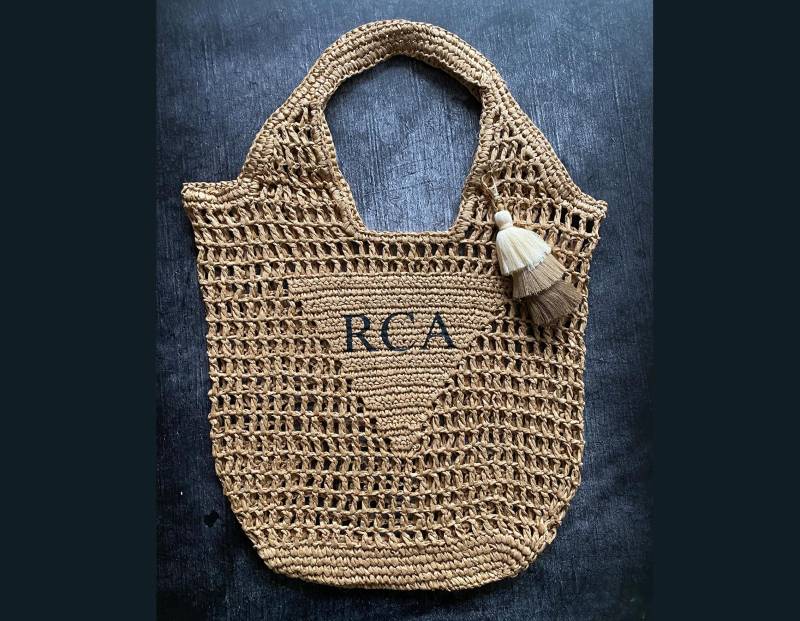 Personalisierte Bast Tasche + Quaste/Boho Beachbag Mrs. Tote Bag Ibiza Strandtasche Strand Paris Jga Neon Milano Raffa von nelous