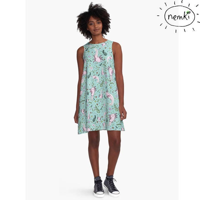 Axolotl Kleid von nemki