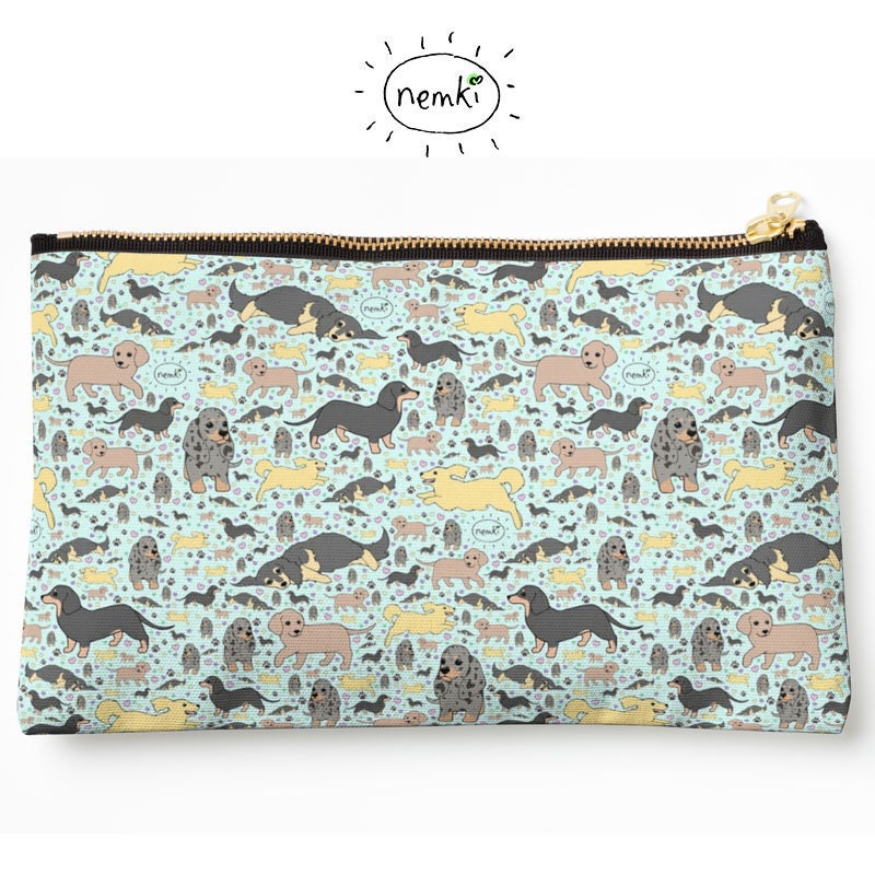 Dackel Tasche Mit Reißverschluss von nemki