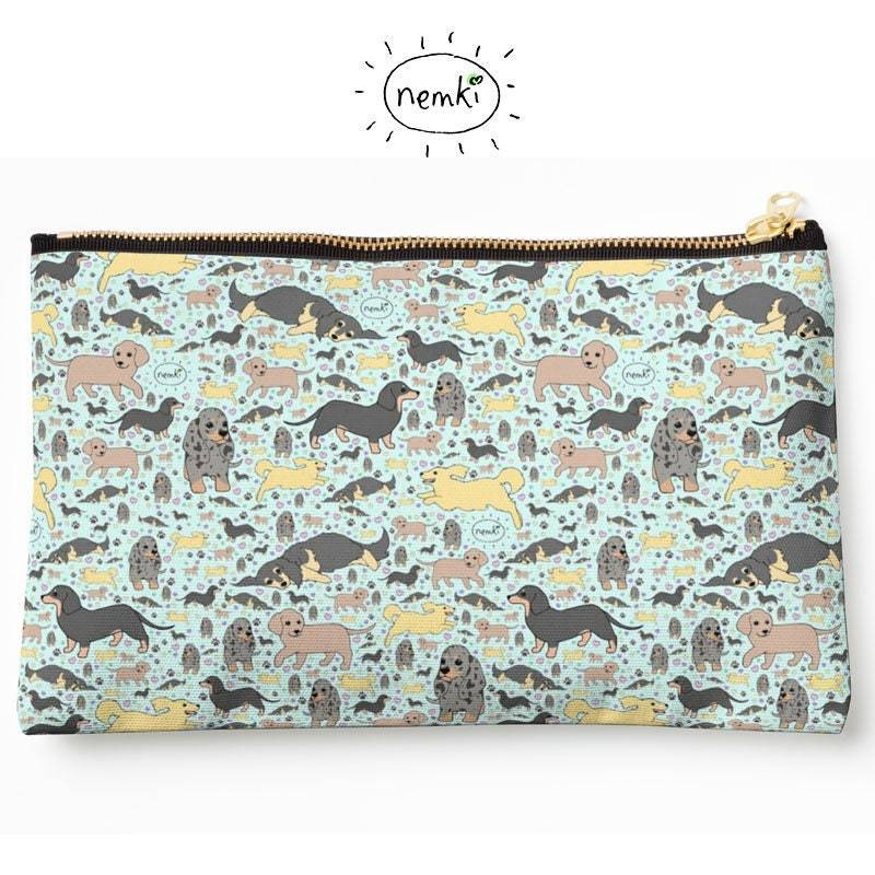 Dackel Tasche Mit Reißverschluss von nemki