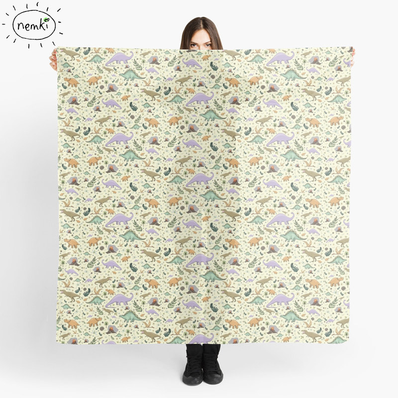 Dinosaurier Chiffon Schal von nemki