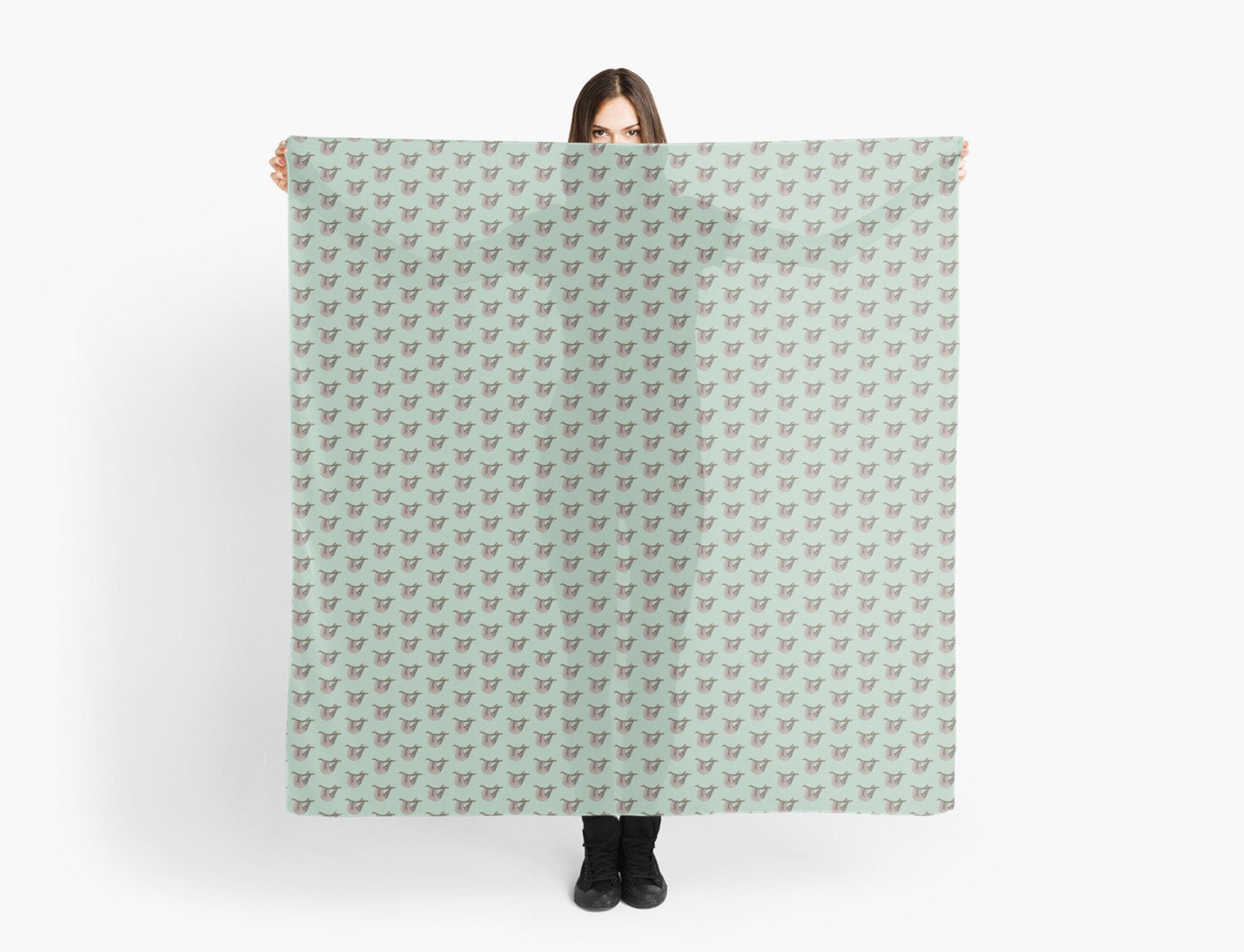 Faultier-Chiffon-Schal von nemki