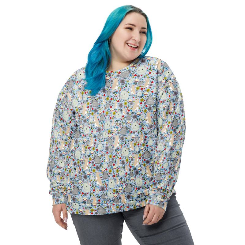 Kaninchen Sweatshirt Für Frauen, Recycled Polyester von nemki