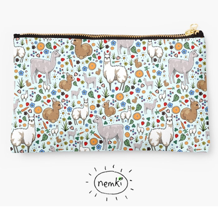 Lama Reißverschlusstasche von nemki