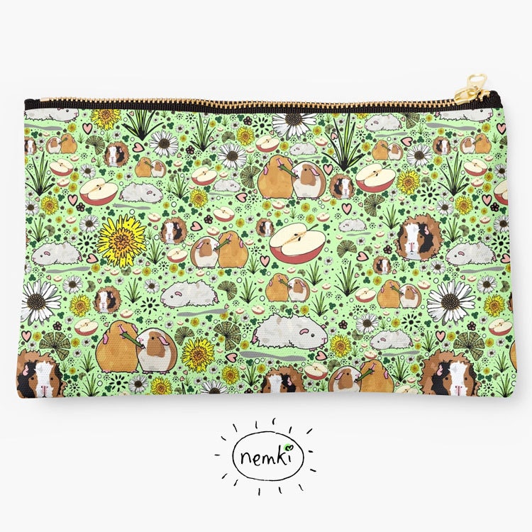 Meerschweinchen Zip Pouch von nemki