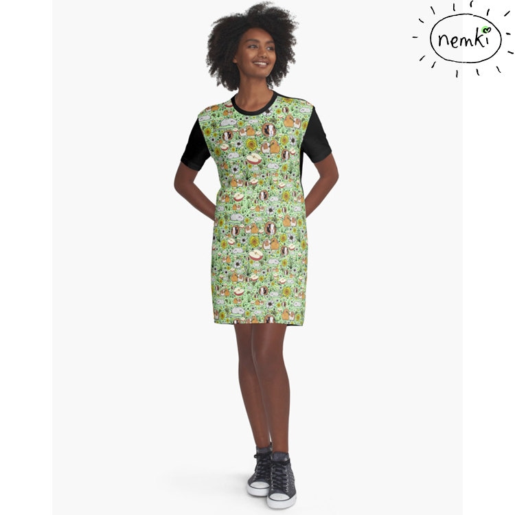 Niedliches Meerschweinchen Kleid Für Frauen Kleidung Mode von nemki