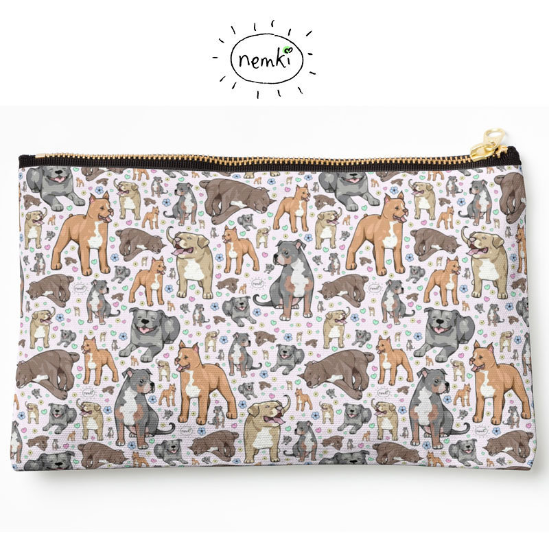 Pitbull Reißverschlusstasche von nemki