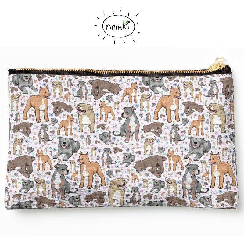 Pitbull Reißverschlusstasche von nemki