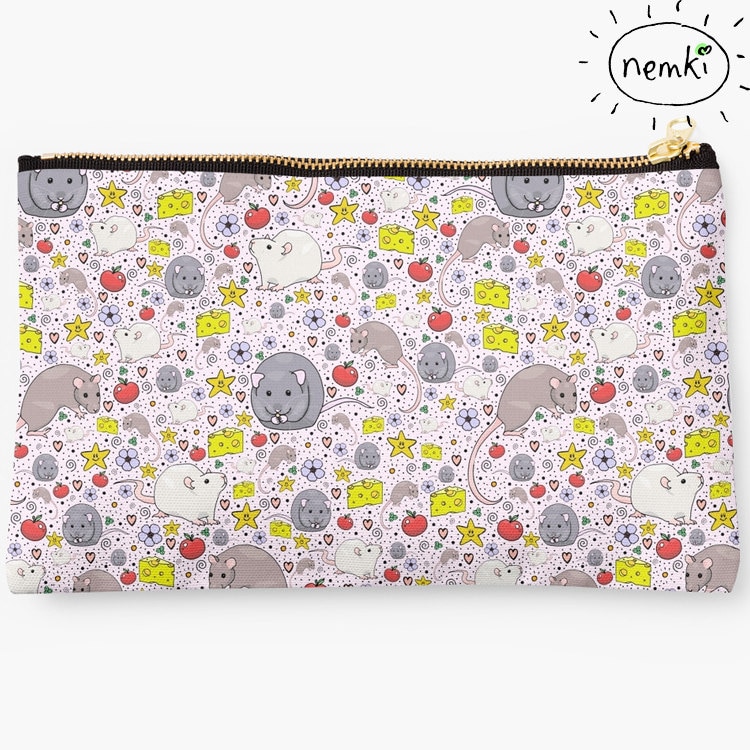 Ratte Reißverschlusstasche von nemki