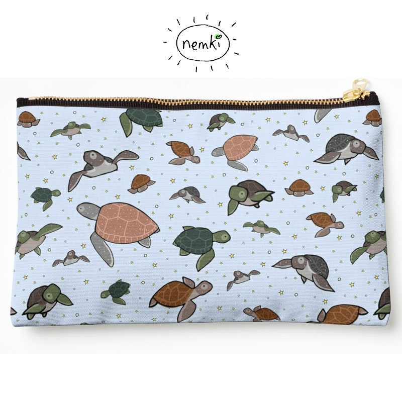 Reißverschlusstasche Meeresschildkröte von nemki