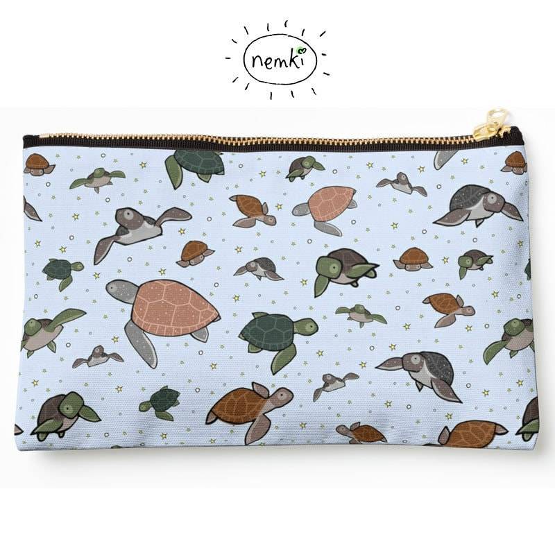 Reißverschlusstasche Meeresschildkröte von nemki