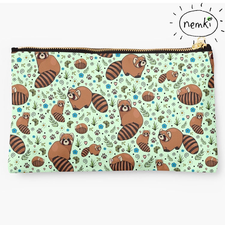 Roter Panda Pouch von nemki