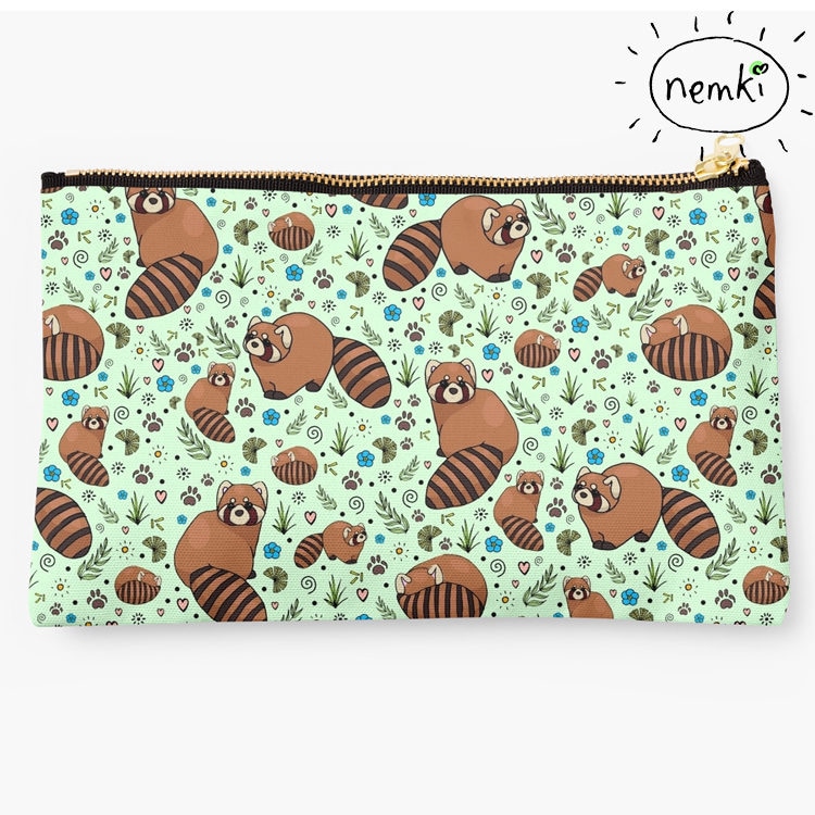 Roter Panda Pouch von nemki