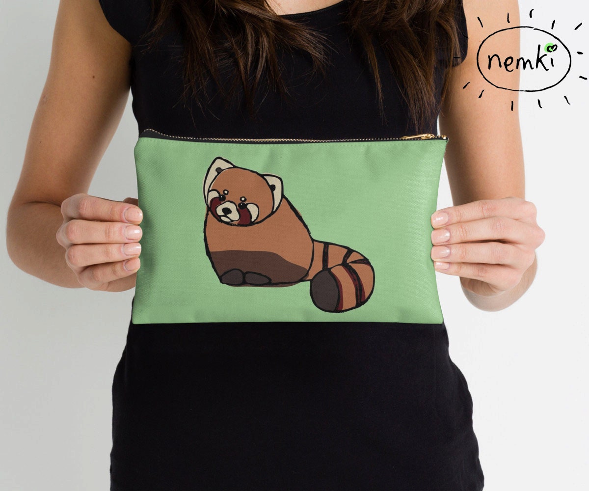 Roter Panda Pouch von nemki