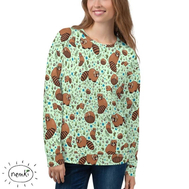 Süßer Roter Panda Pullover von nemki