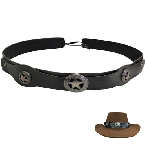 nemokamai Hutbänder für Herren und Damen, Lederhutband für Western-Stroh-Fedora-Filzhüte, Cowboyhut-Zubehör, mehrfarbig, Mehrfarbig/Meereswellen (Ocean Tides), 1 Count (Pack of 1) von nemokamai