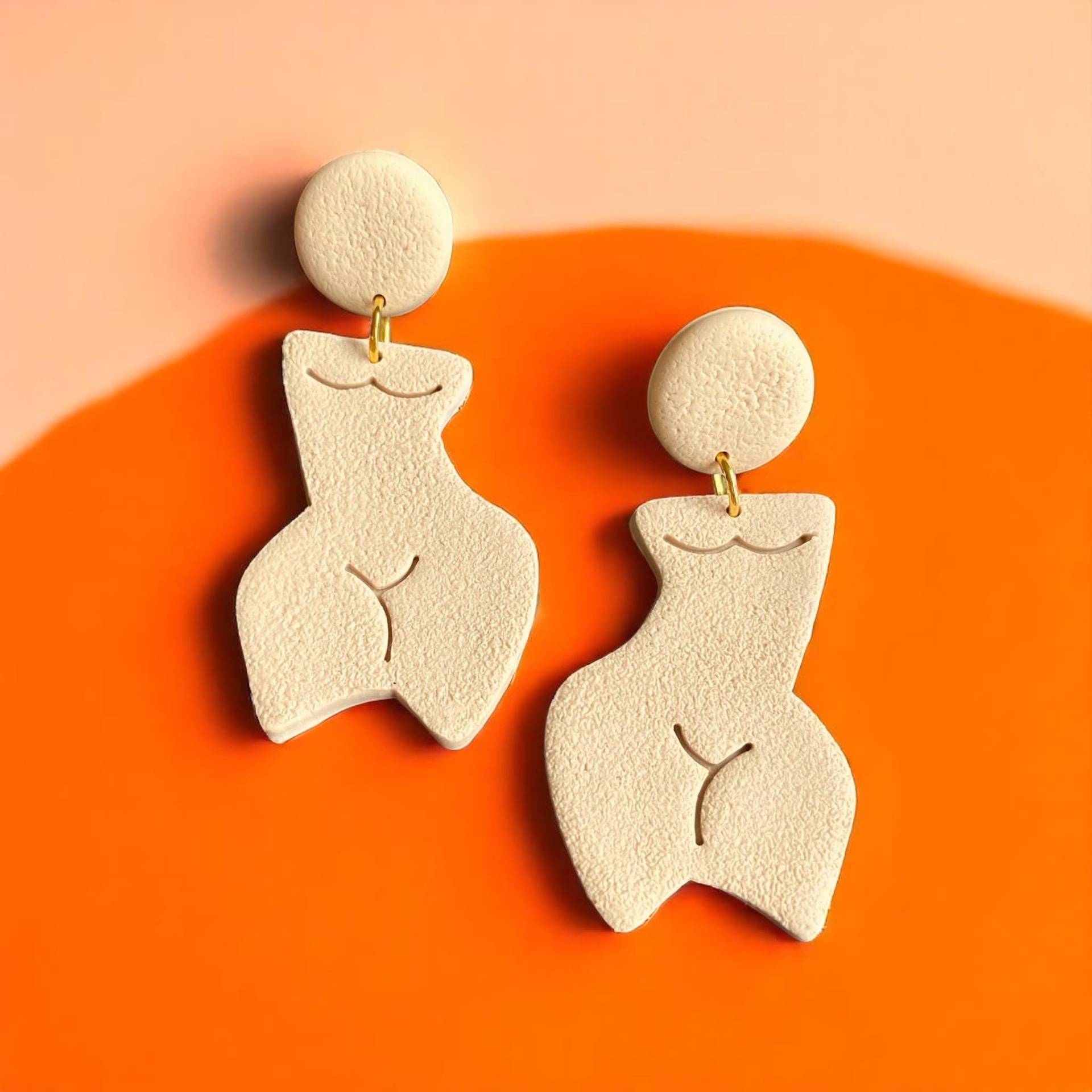 Ohrringe Curvy Woman - Handgefertigte Statement Aus Polymer Clay | Bunte Design Ohrringe, Leicht & Modern Geschenkidee Für Frauen Ohrringe Curvy Woman - Handgefertigte Statement Aus Polymer Clay | Bunte Design Ohrringe, Leicht & Modern Geschenkidee Für Frauen von neonnnude
