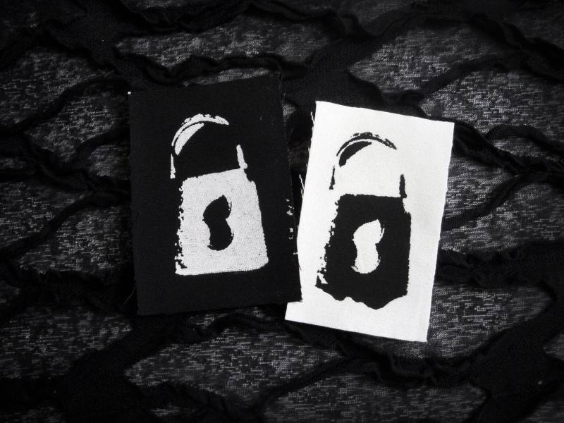 Lock Punk Handmade Sew-On Fabric Patches von neoshiki