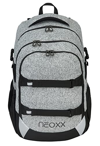 neoxx Active Schulrucksack I Schulranzen für die weiterführende Schule I Ergonomischer Rucksack für Jungen und Mädchen I Tornister (Wool the World) von neoxx