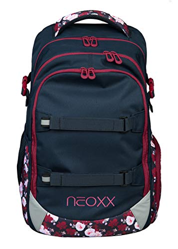 neoxx Active Schulrucksack My heart blooms I Schulranzen für die weiterführende Schule I Rucksack für Mädchen und Jungen I Tornister von neoxx