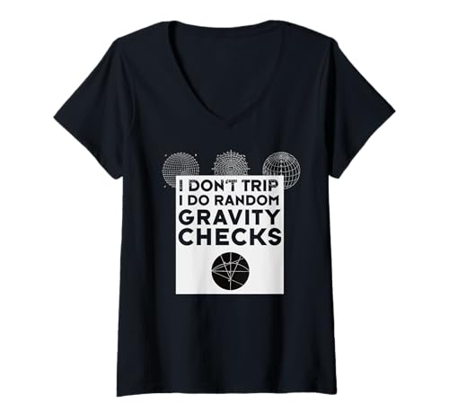 Damen mathe physik party spruch formel humor gesetzmäßigkeit genie T-Shirt mit V-Ausschnitt Damen mathe physik party spruch formel humor gesetzmäßigkeit genie T-Shirt mit V-Ausschnitt von nerd geek design