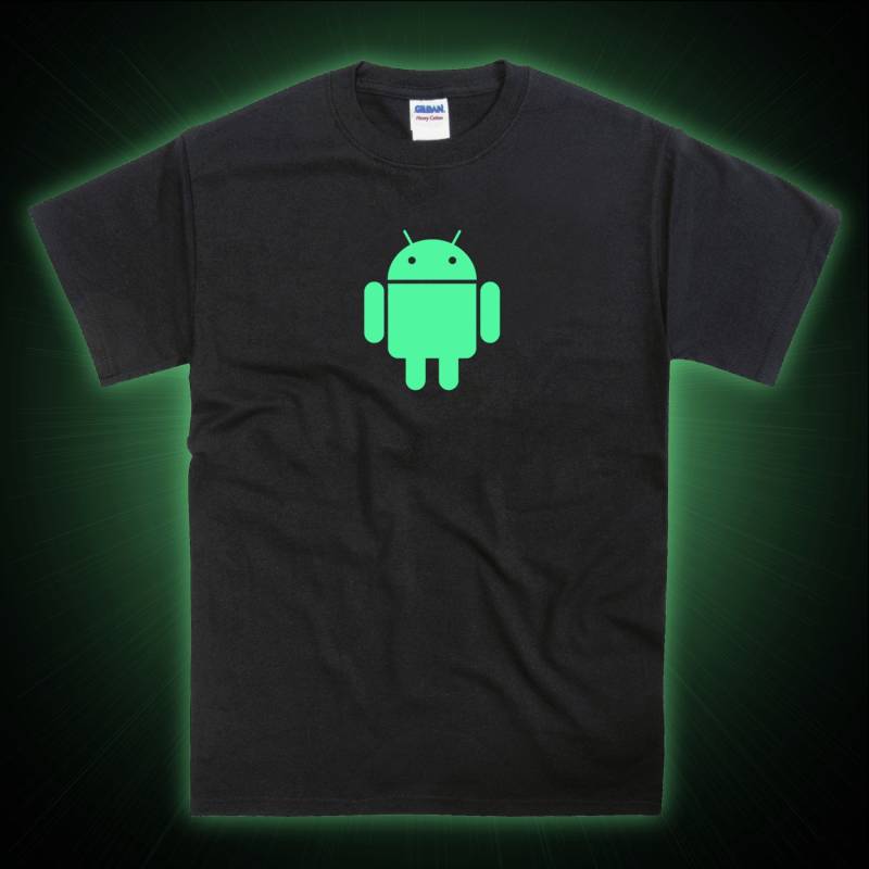 Android Nexus Pixel Google Roboter Tribut Glow in The Dark Tshirt Android Nexus Pixel Google Roboter Tribut Glow in The Dark Tshirt von nerdkeyz