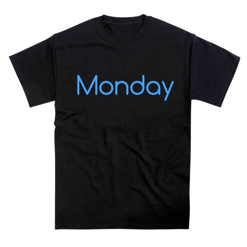Blaues Montag Tshirt Blaues Montag Tshirt von nerdkeyz
