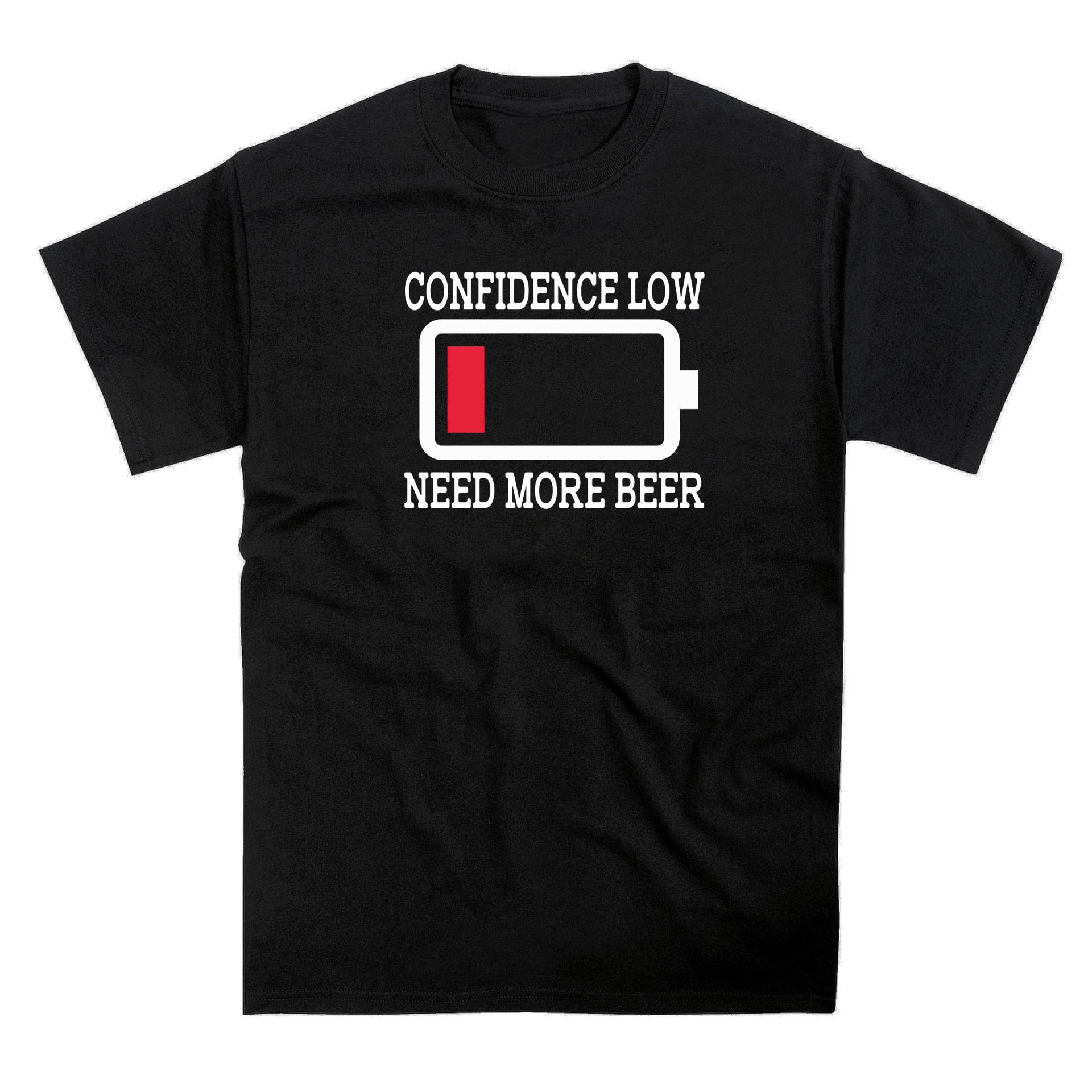Brauchst Du Mehr Bier - Confidence Low Tshirt von nerdkeyz