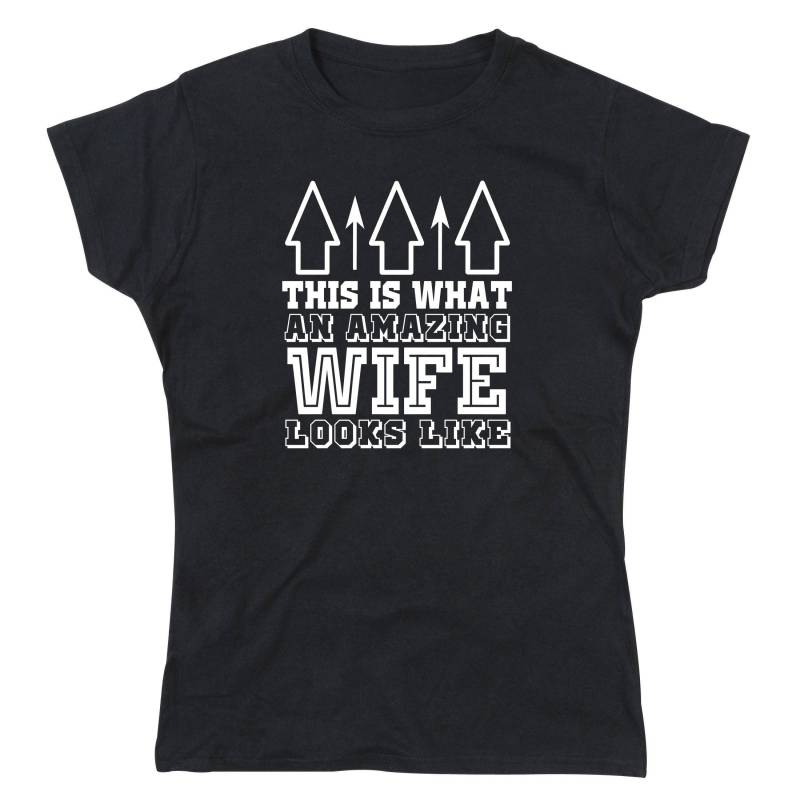 Damen Amazing Wife T-Shirt von nerdkeyz