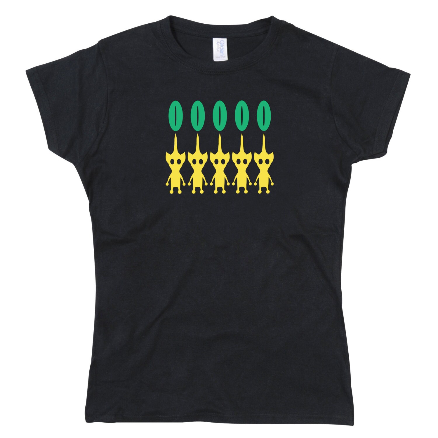 Damen Gelb Pikmin Inspiriert Tshirt Damen Gelb Pikmin Inspiriert Tshirt von nerdkeyz