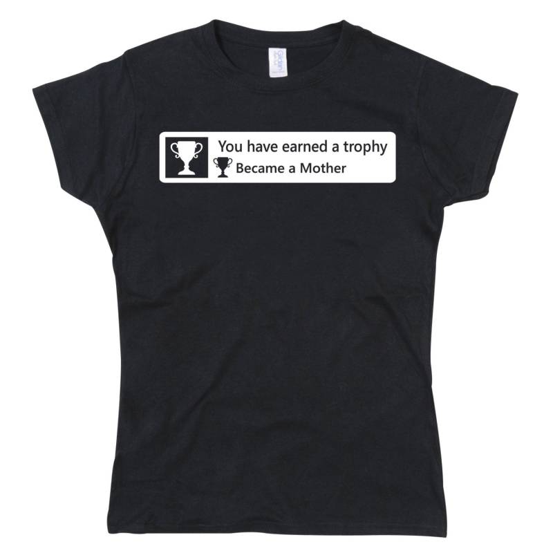 Damen Psn Trophy Wurde Eine Mutter Tshirt von nerdkeyz