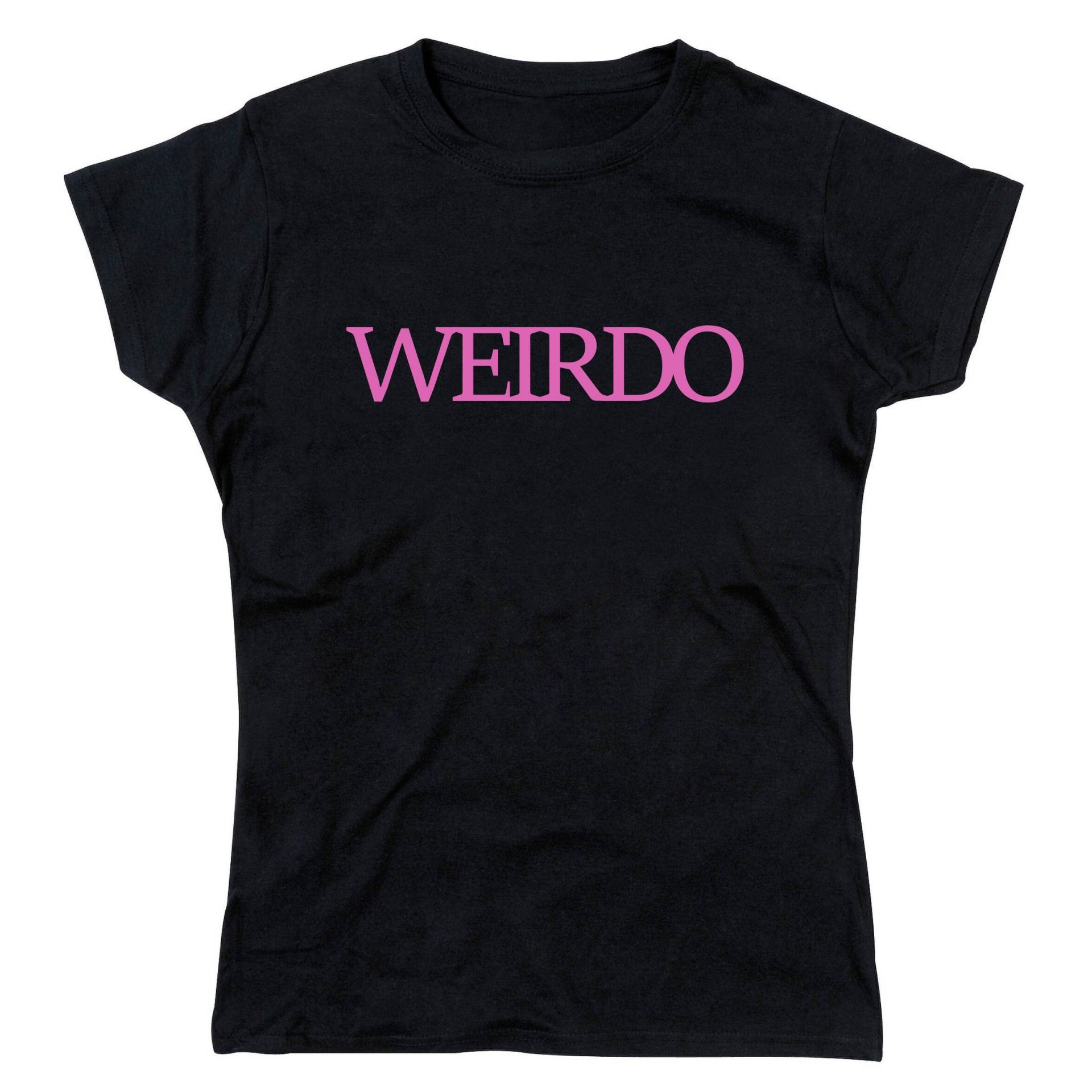 Damen Weirdo Slogan T-Shirt von nerdkeyz