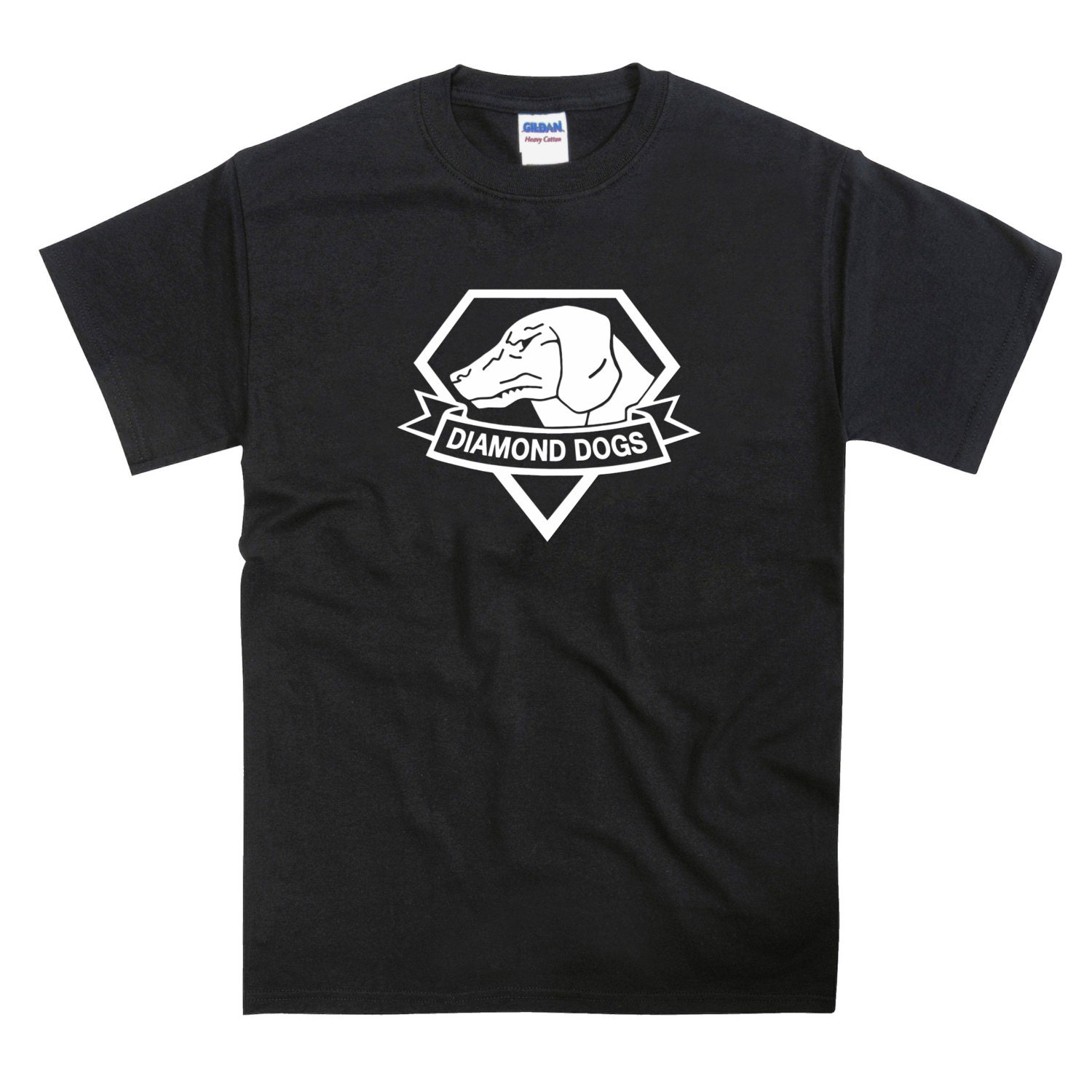 Diamant-Hunde-Metallzahnrad-Tribut-T-Shirt von nerdkeyz