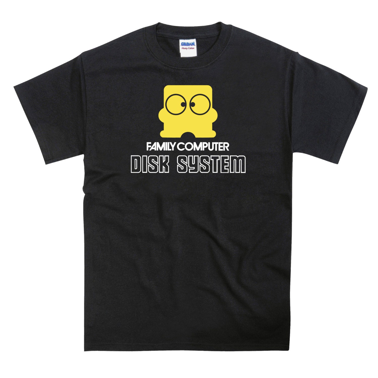 Famicom Nes Disk System Tribut Tshirt von nerdkeyz