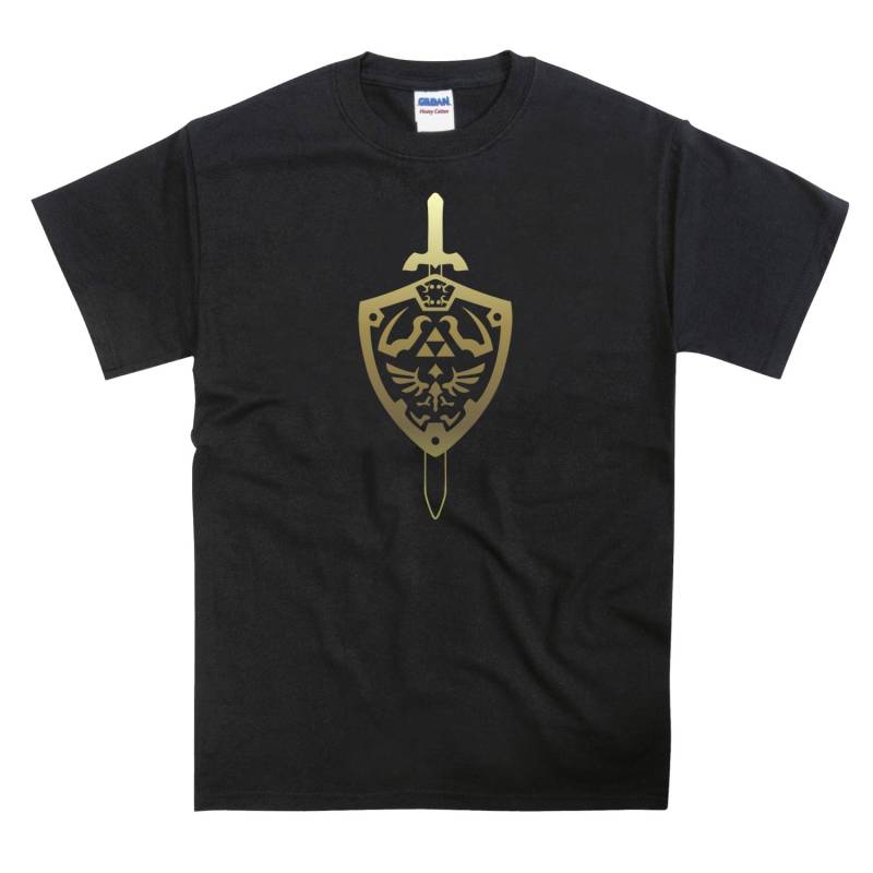 Gold Schwert & Schild Master Tshirt Gold Schwert & Schild Master Tshirt von nerdkeyz