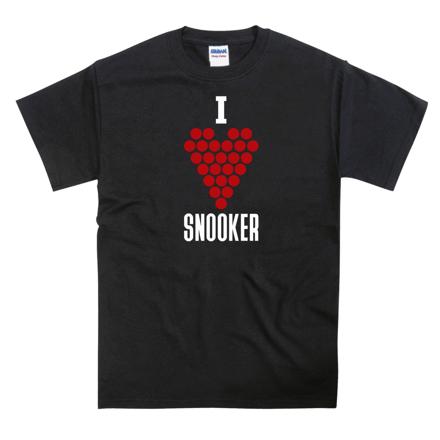 Ich Liebe Herz Snooker Billard Tshirt von nerdkeyz
