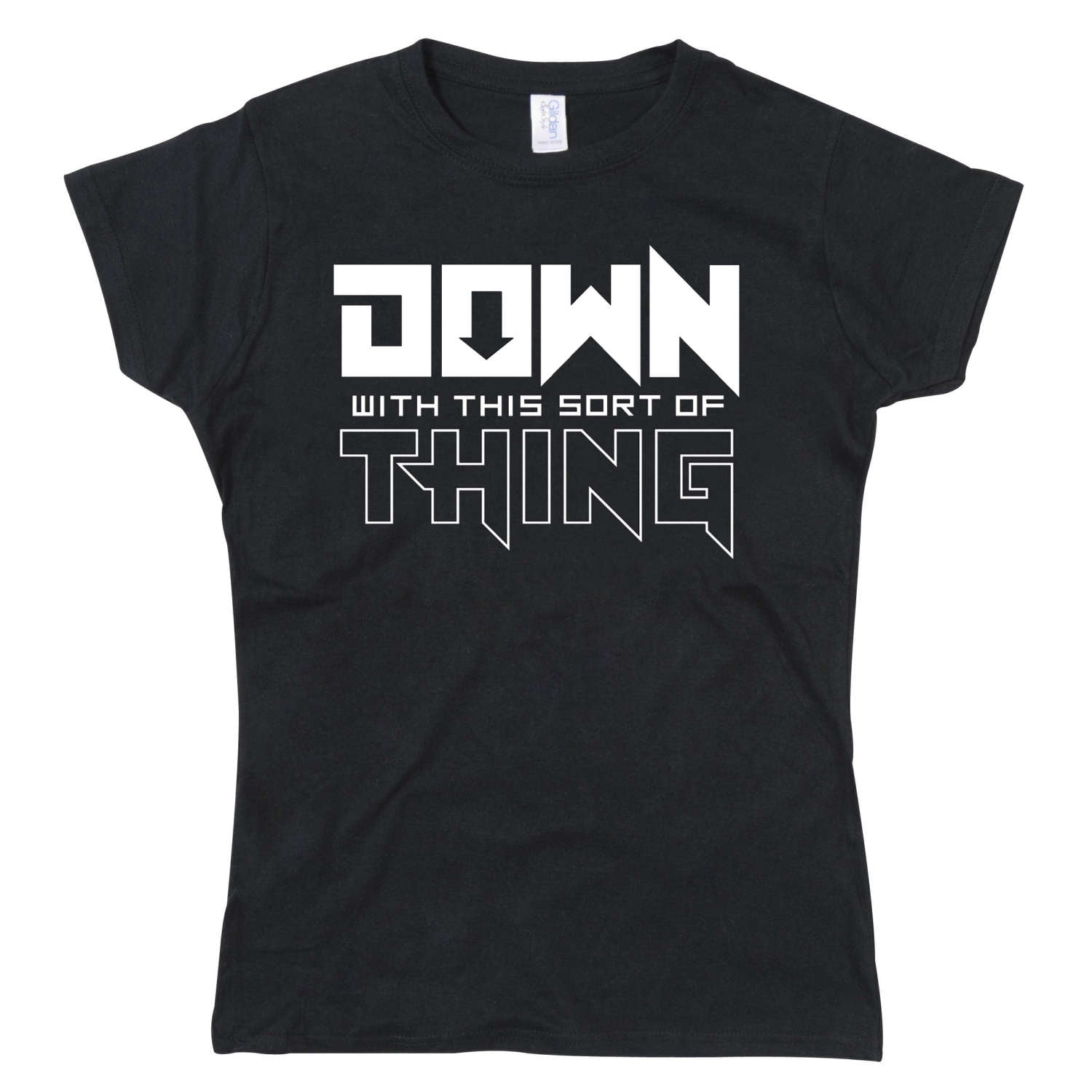 Ladies Down With This Sort Of Thing Demonstration Slogan Tshirt von nerdkeyz