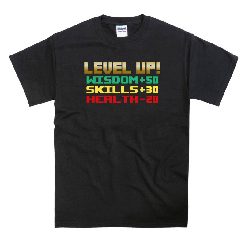 Level Up Geburtstag Rpg Game Stats Tshirt Level Up Geburtstag Rpg Game Stats Tshirt von nerdkeyz