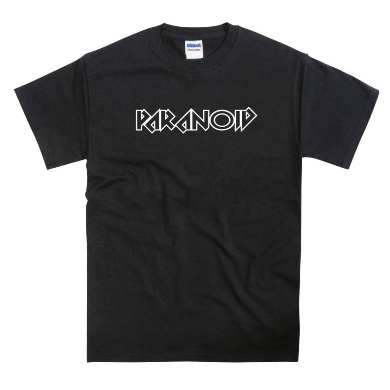 Paranoid Videogame Slogan Parodie Tshirt Paranoid Videogame Slogan Parodie Tshirt von nerdkeyz