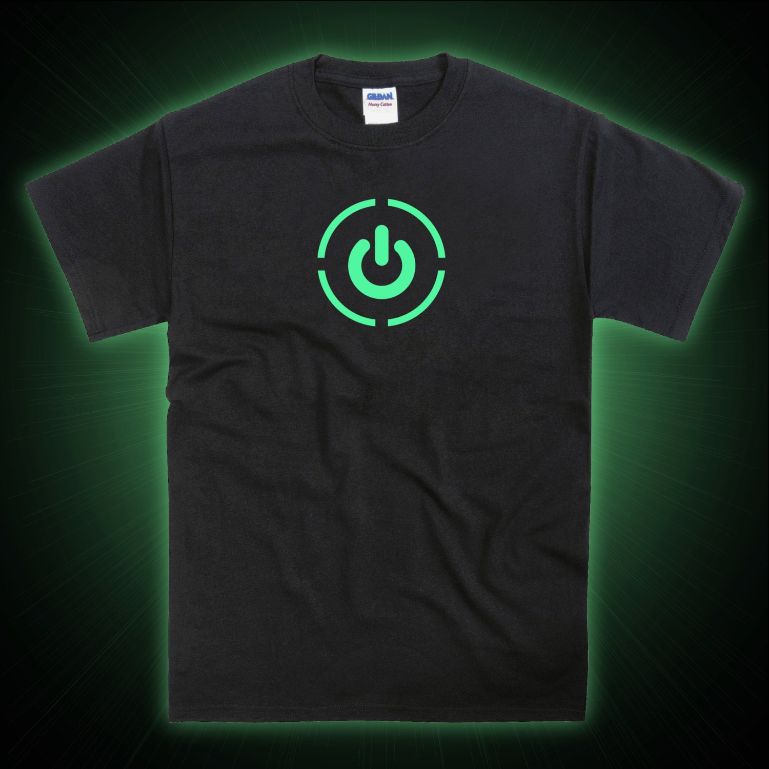 Power Symbol Eblem Glow in The Dark Tshirt Power Symbol Eblem Glow in The Dark Tshirt von nerdkeyz