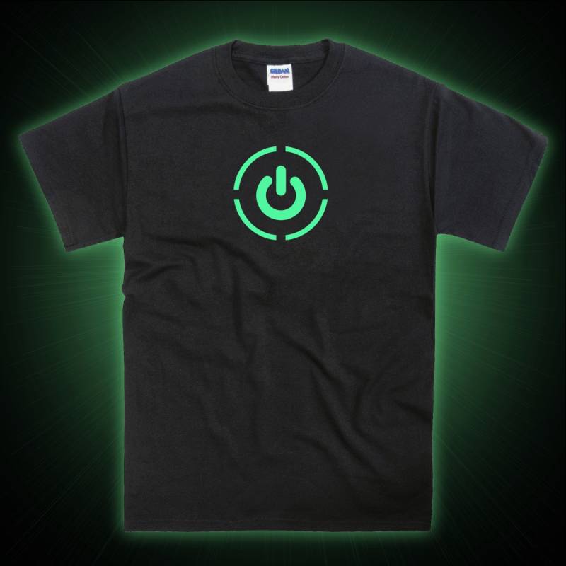 Power Symbol Eblem Glow in The Dark Tshirt Power Symbol Eblem Glow in The Dark Tshirt von nerdkeyz