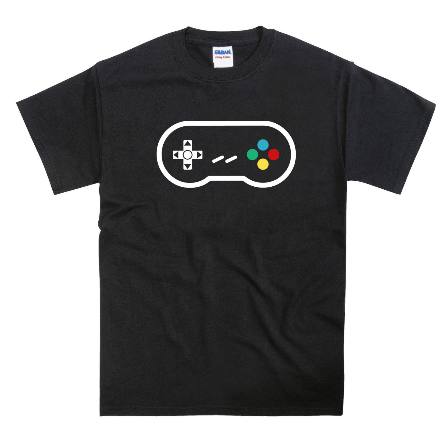 Snes Super Nintendo Famicom Joypad Tribut Tshirt von nerdkeyz