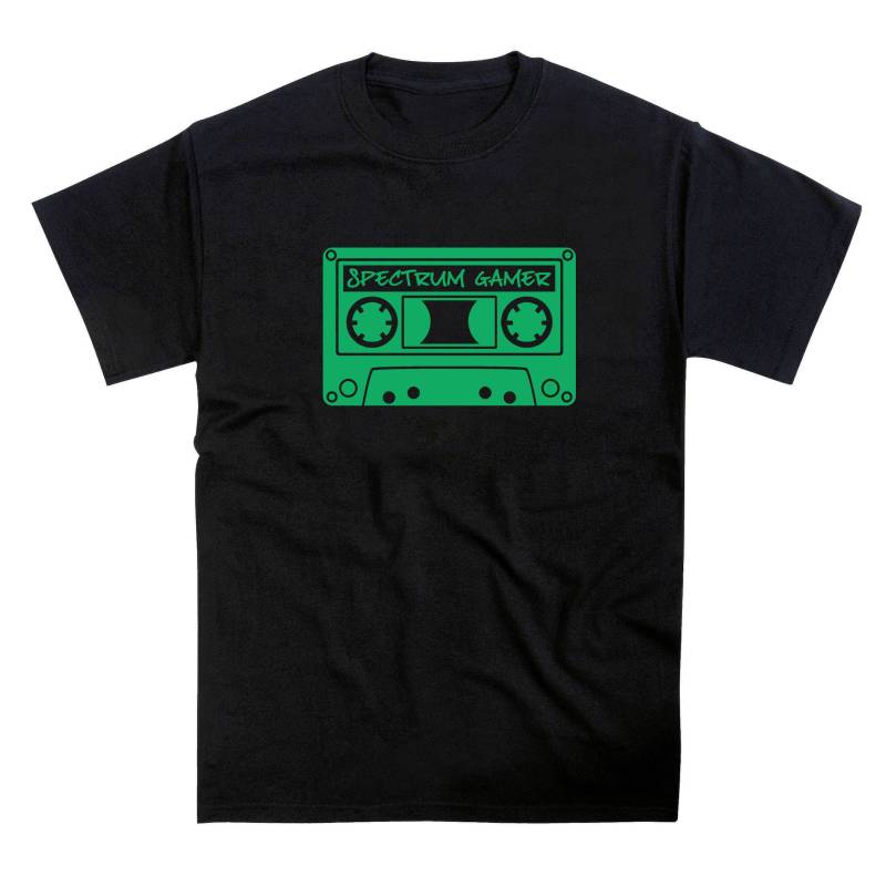 Spectrum Gamer Kassette Band Sinclair Zx Tribute T-Shirt von nerdkeyz
