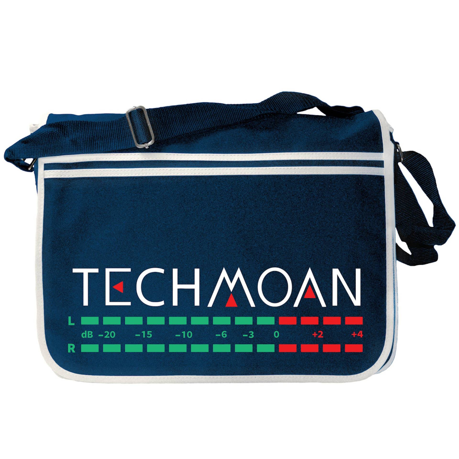 Techmoan Digital Vu Meter Logo Marineblau Messenger Schultertasche Techmoan Digital Vu Meter Logo Marineblau Messenger Schultertasche von nerdkeyz