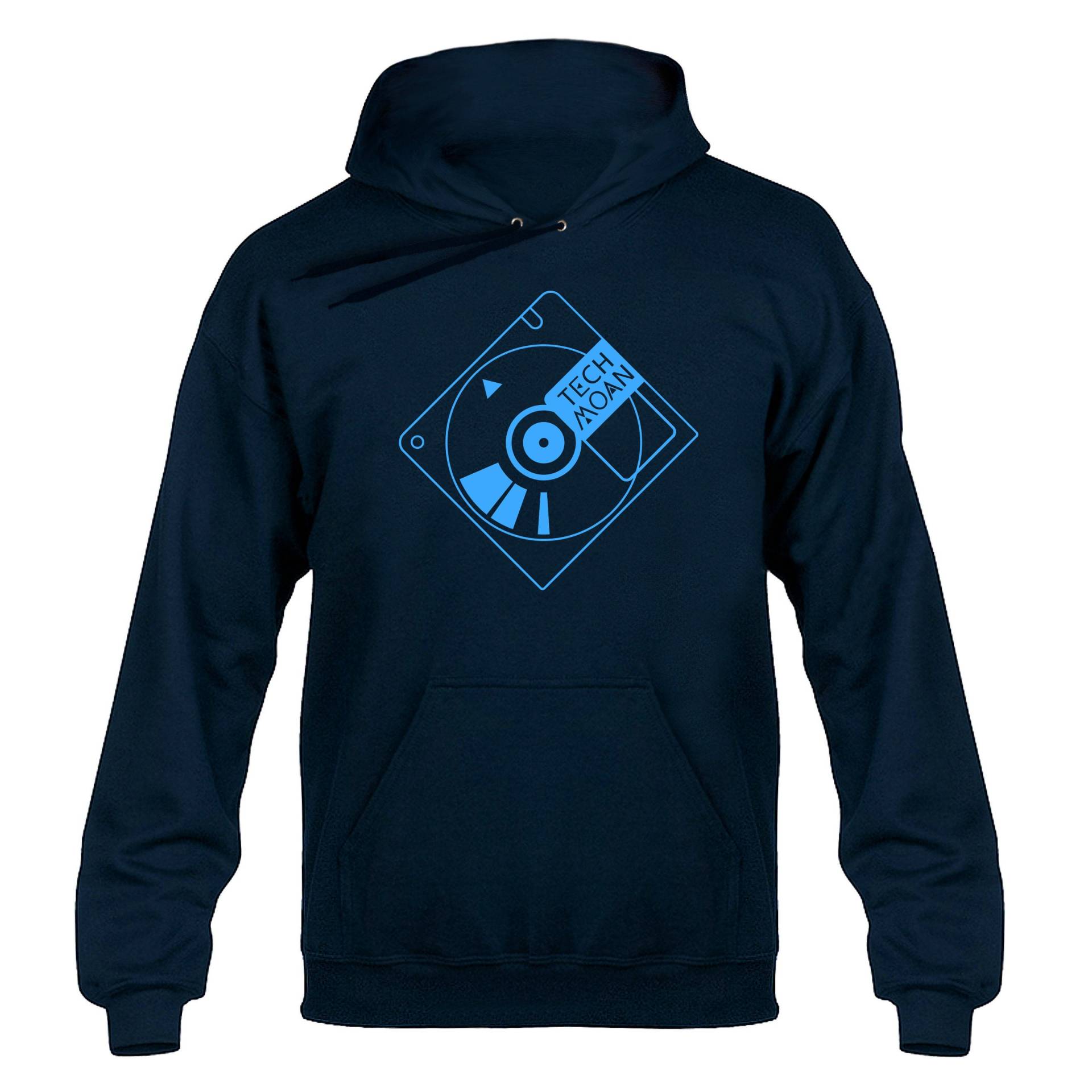 Techmoan Mini Disc Hoody Hoodie Kapuzenpullover Navy Blau Techmoan Mini Disc Hoody Hoodie Kapuzenpullover Navy Blau von nerdkeyz