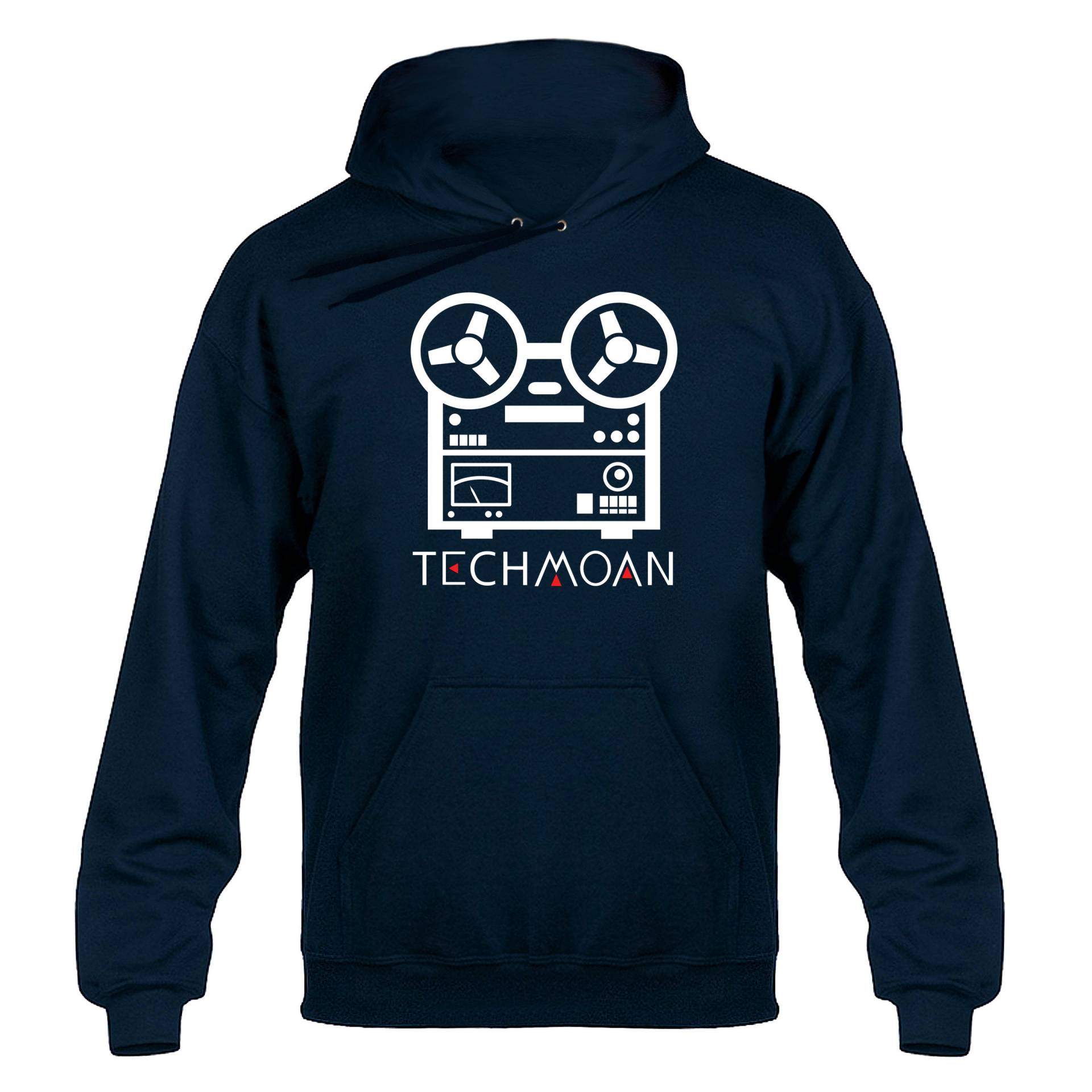 Techmoan Reel 2 Logo Hoody Hoodie Kapuzenpullover Navy Blau Techmoan Reel 2 Logo Hoody Hoodie Kapuzenpullover Navy Blau von nerdkeyz