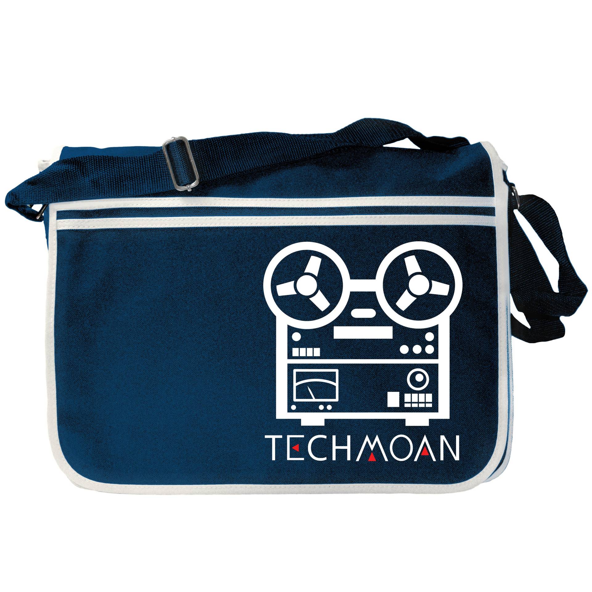 Techmoan Reel 2 Navy Blau Messenger Schultertasche Techmoan Reel 2 Navy Blau Messenger Schultertasche von nerdkeyz