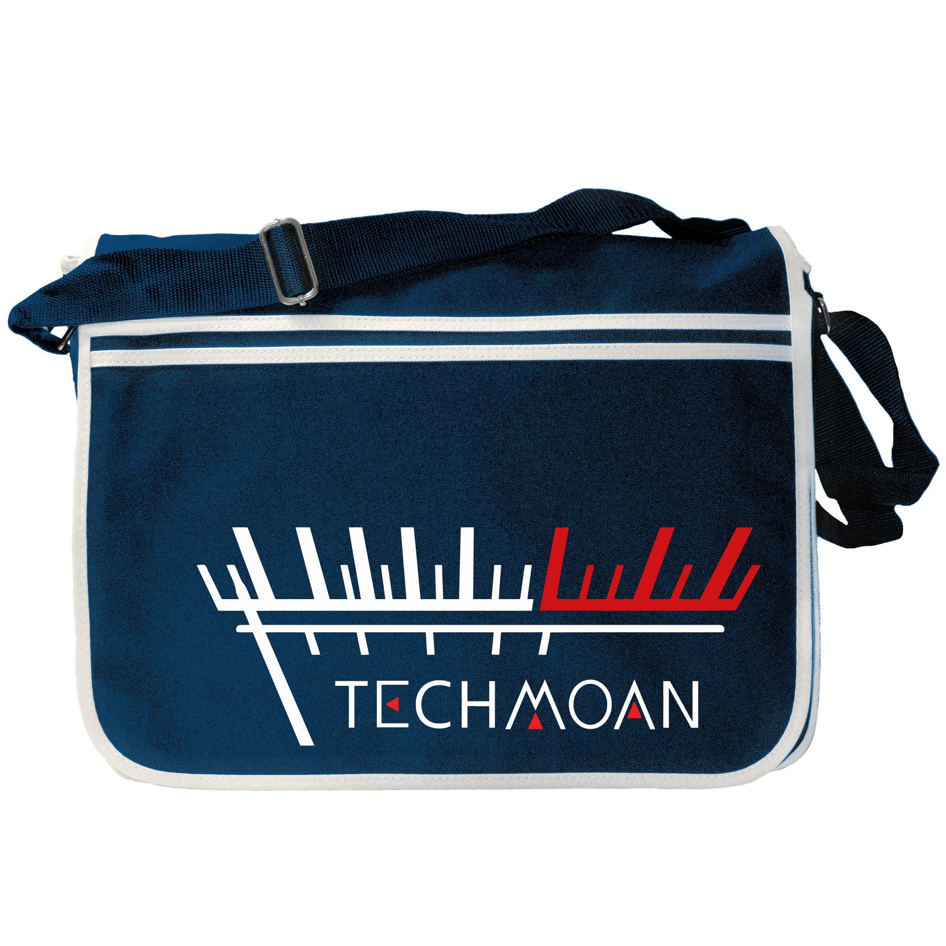 Techmoan Vu Meter Logo Marineblau Messenger Schultertasche Techmoan Vu Meter Logo Marineblau Messenger Schultertasche von nerdkeyz